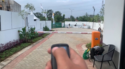 Pemasangan Portal Otomatis RFID Online di Perumahan Le Hauz Limo Depok, Jawa Barat