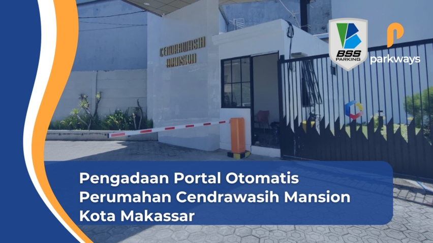 Pengadaan Portal Otomatis Perumahan Cendrawasih Mansion Kota Makassar