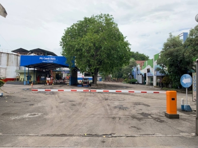 Pemasangan Palang Portal Manual di PT. PG Candi Baru, Kab. Sidoarjo, Jawa Timur